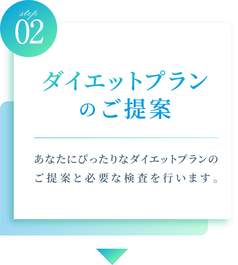 ダイエットプランのご提案
